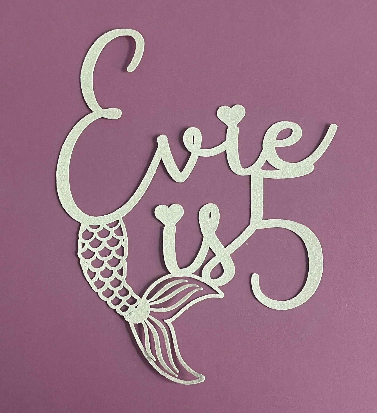 Mermaid Inspired Cake Topper - Image 3