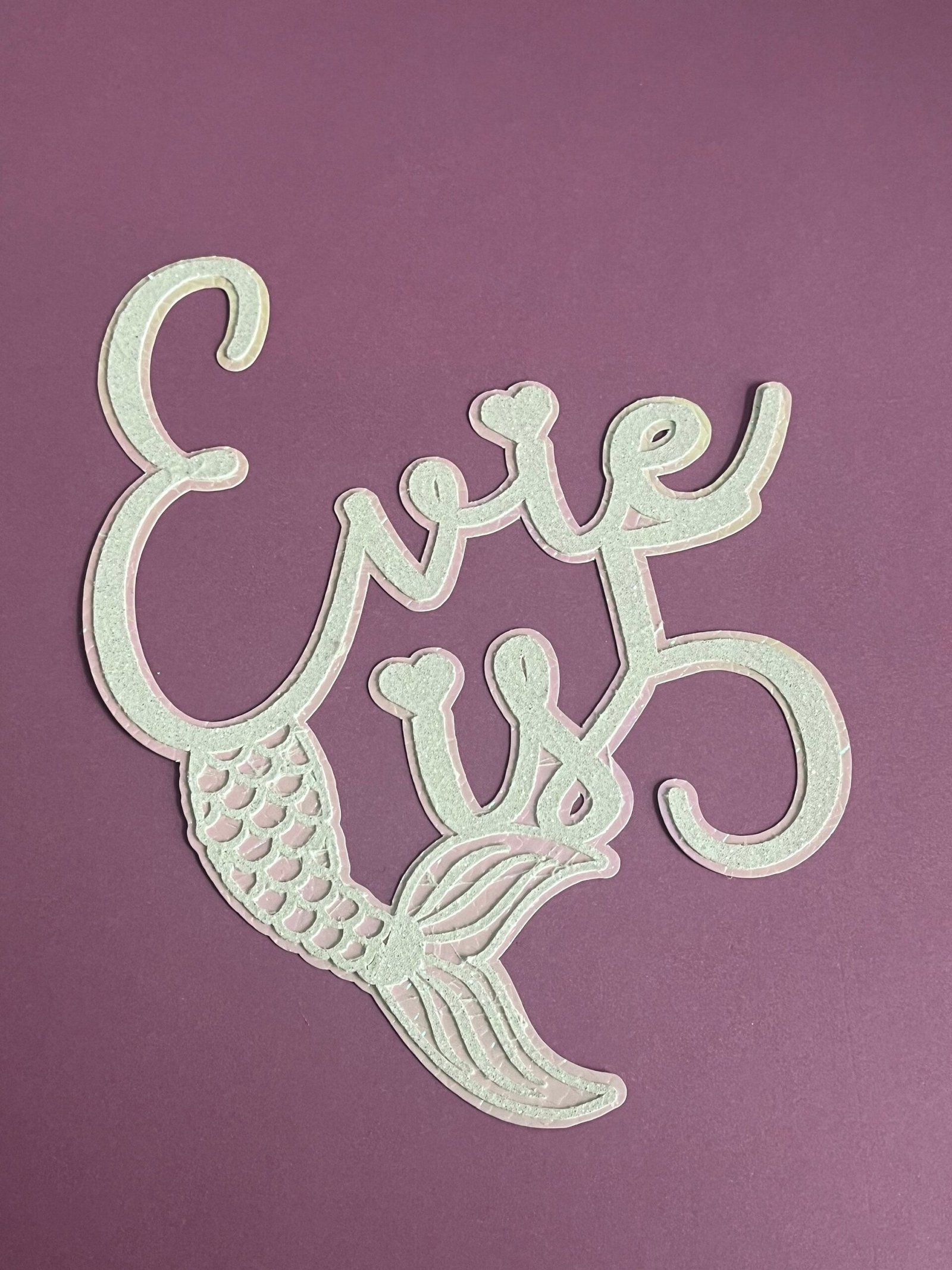 Mermaid Inspired Cake Topper - Image 2
