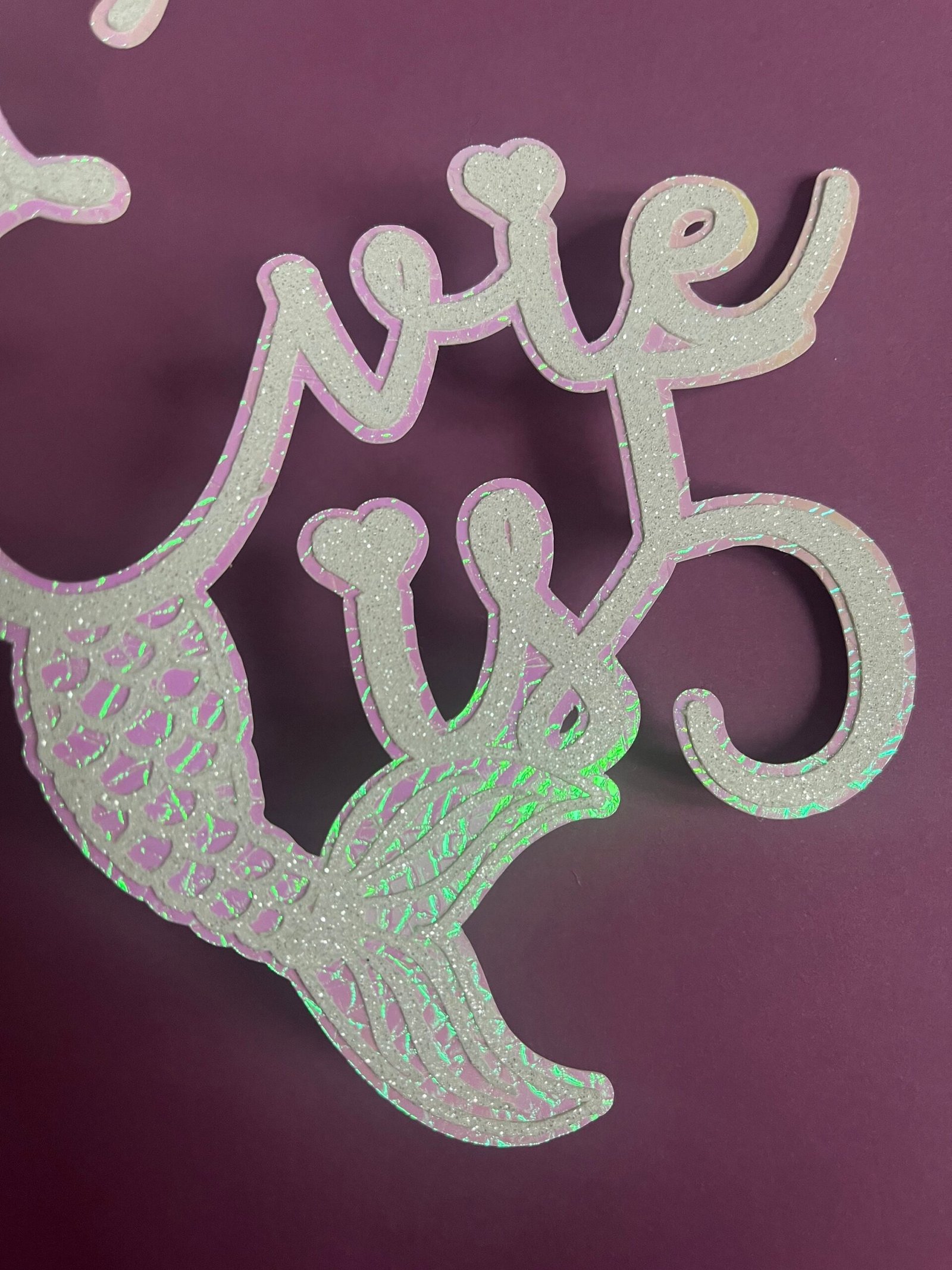 Mermaid Inspired Cake Topper - Image 4