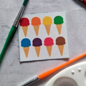 PYO Edible Ice cream Themed Paint Palette