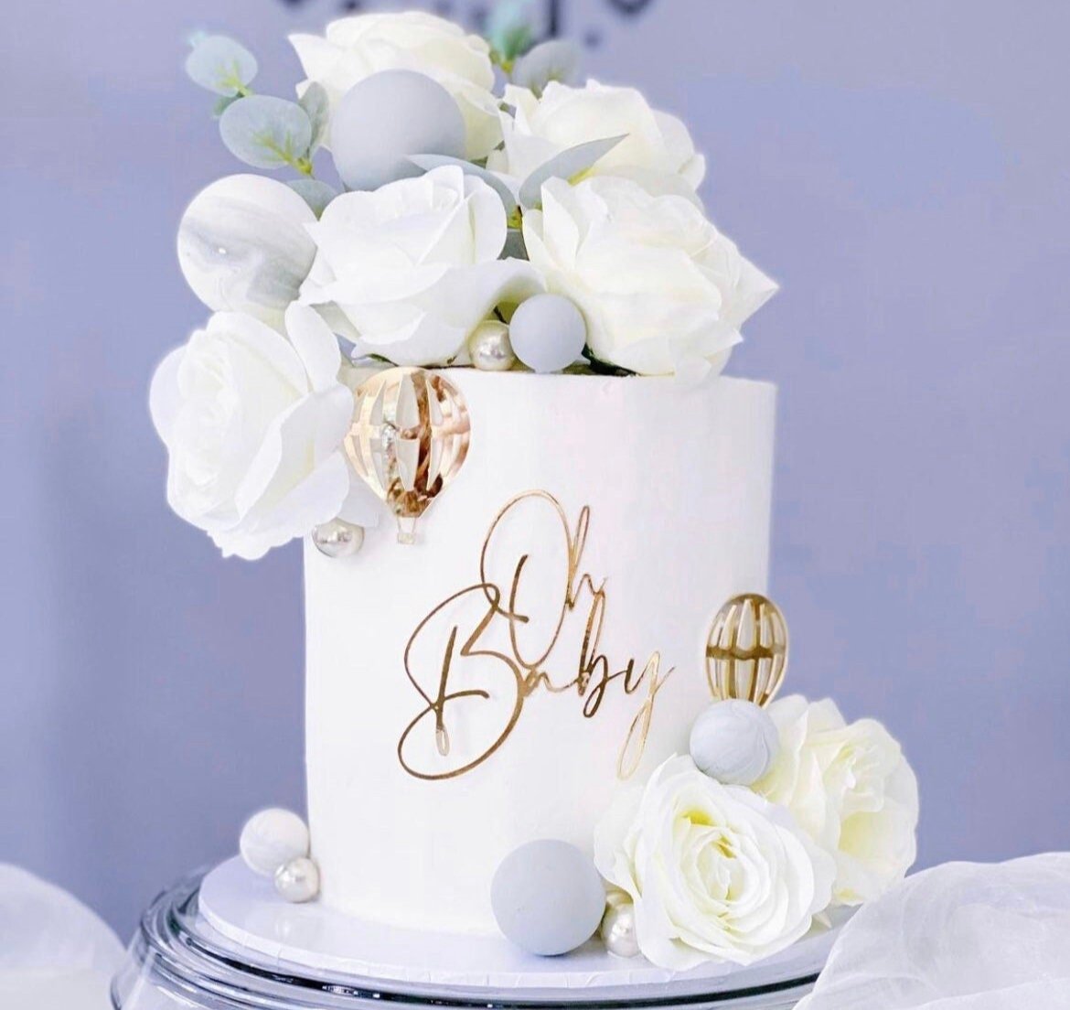 Acrylic Oh Baby Cake Charm - Image 2