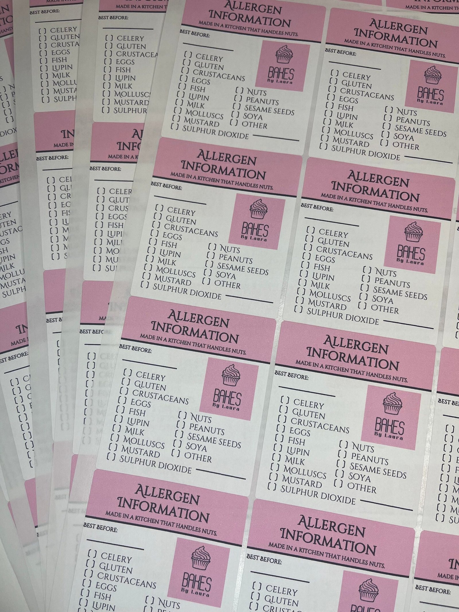 Allergen Gloss Stickers - Image 7