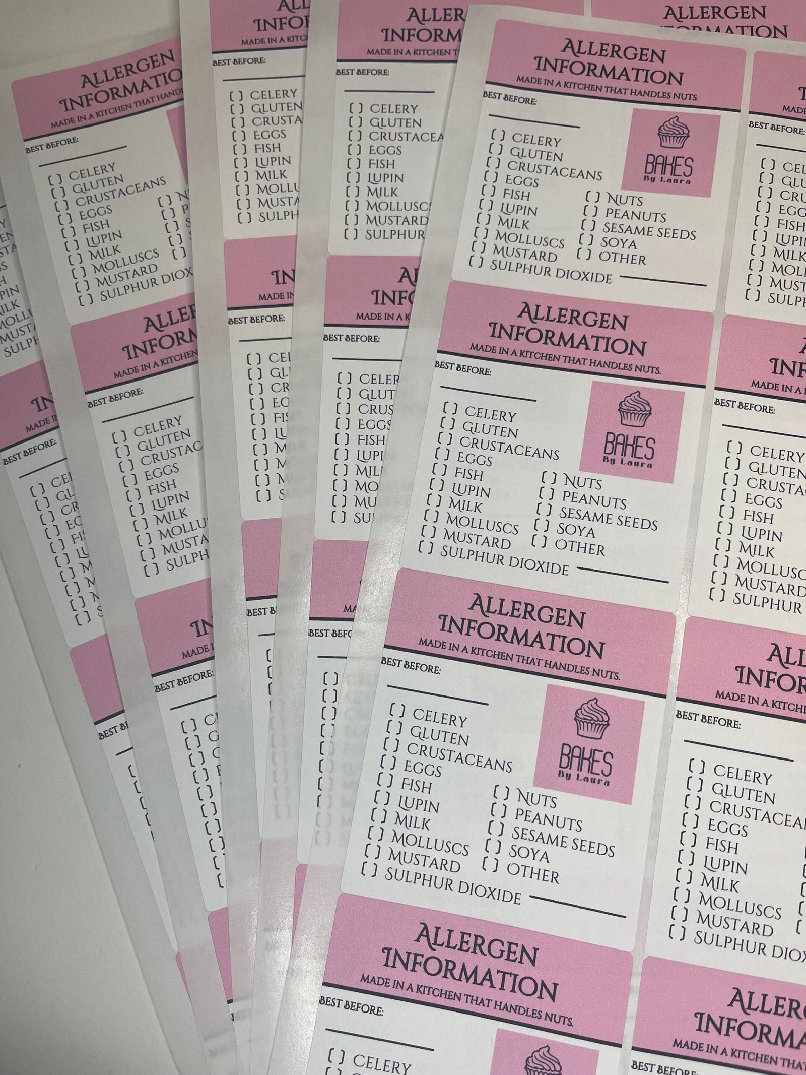 Allergen Gloss Stickers - Image 2