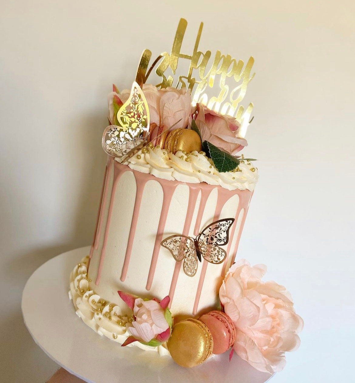 Acrylic Happy Birthday Cake Topper