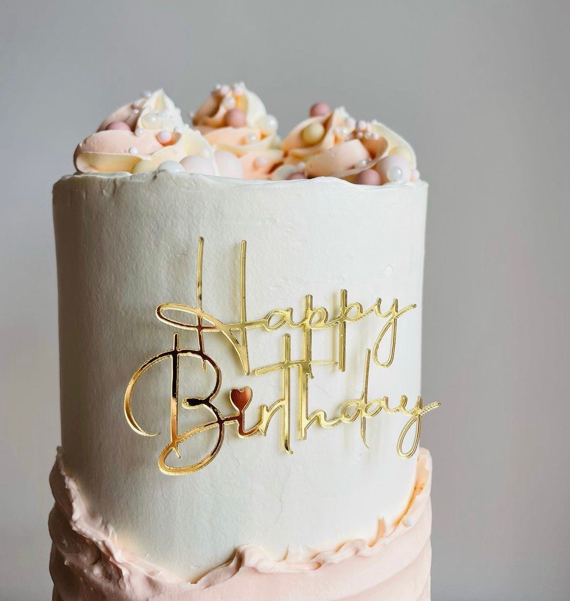 Acrylic Happy Birthday Topper - Image 5