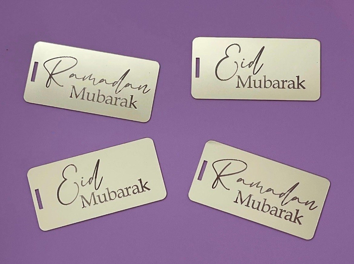 Eid Mubarak Acrylic Tag - Image 4