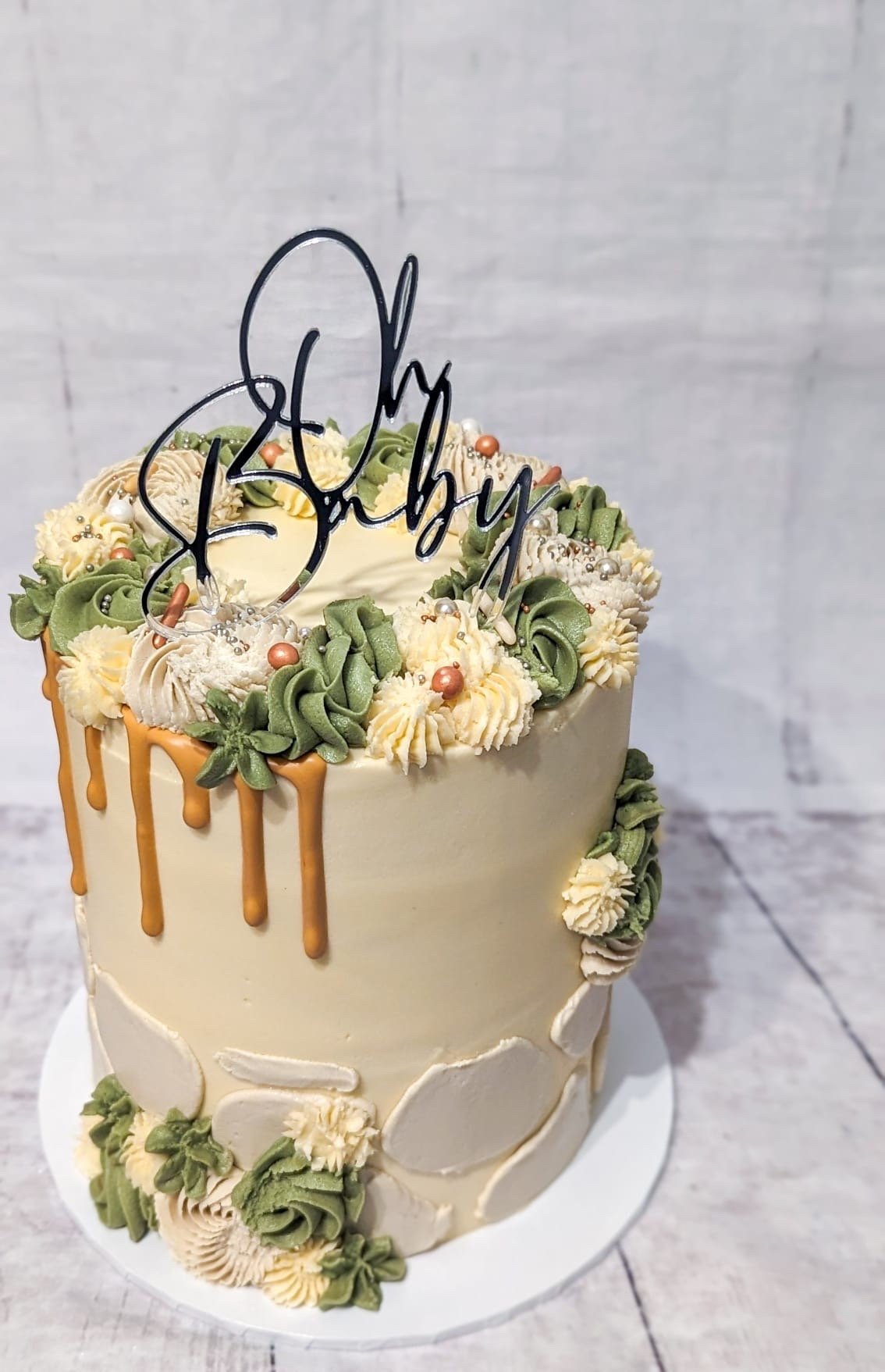 Acrylic Oh Baby Cake Charm - Image 4