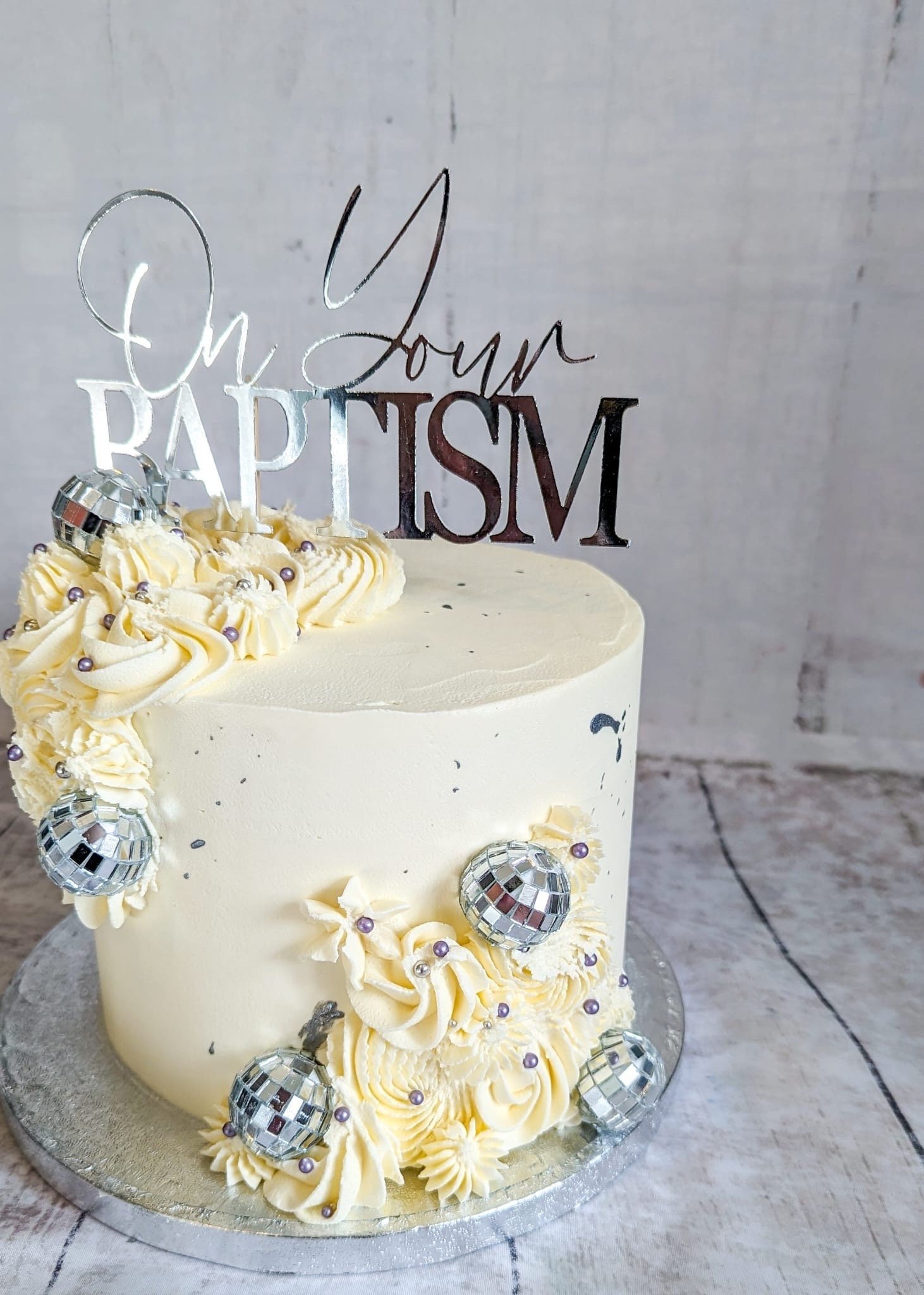 On Your Baptism / Christening Cake Topper