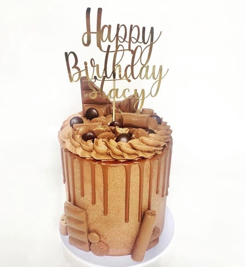 Happy Age Name Cake Topper - Image 6