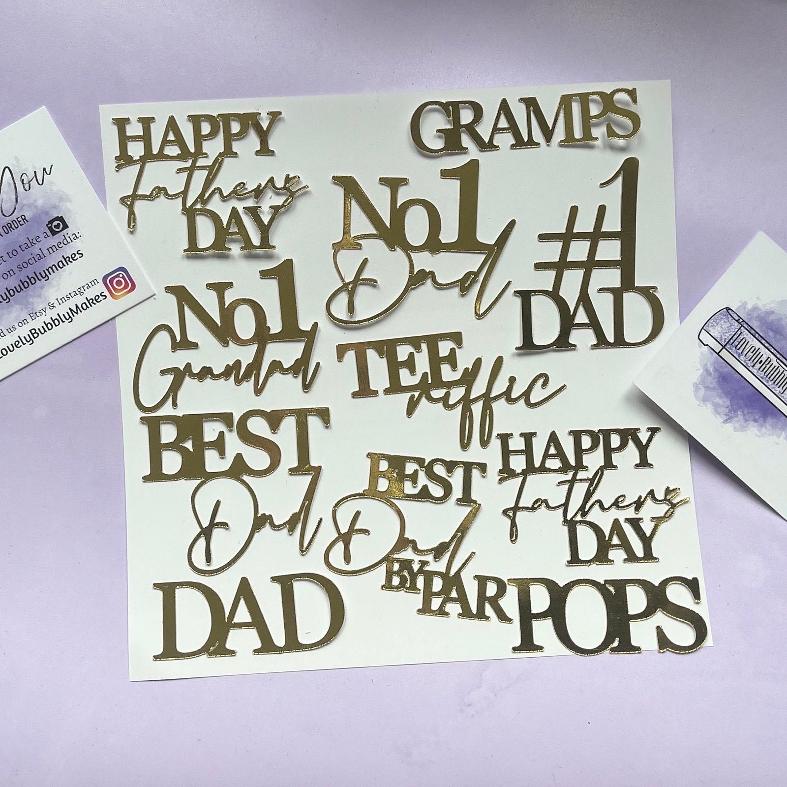 Father's Day Cupcake Topper Bundle - Image 5