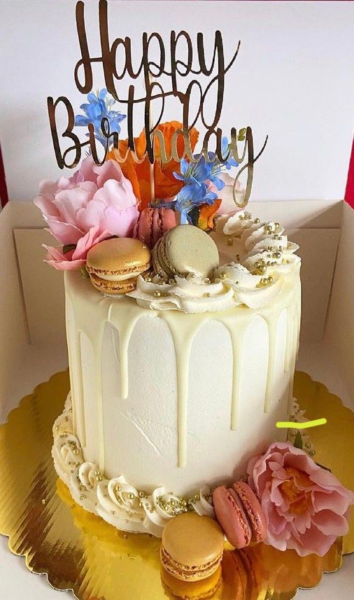 Happy Age Name Cake Topper - Image 5