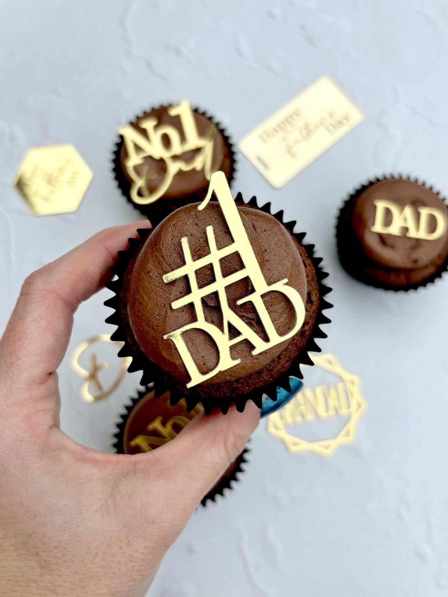 Father's Day Cupcake Topper Bundle - Image 4
