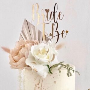 Bride To Be Card Cake Charm