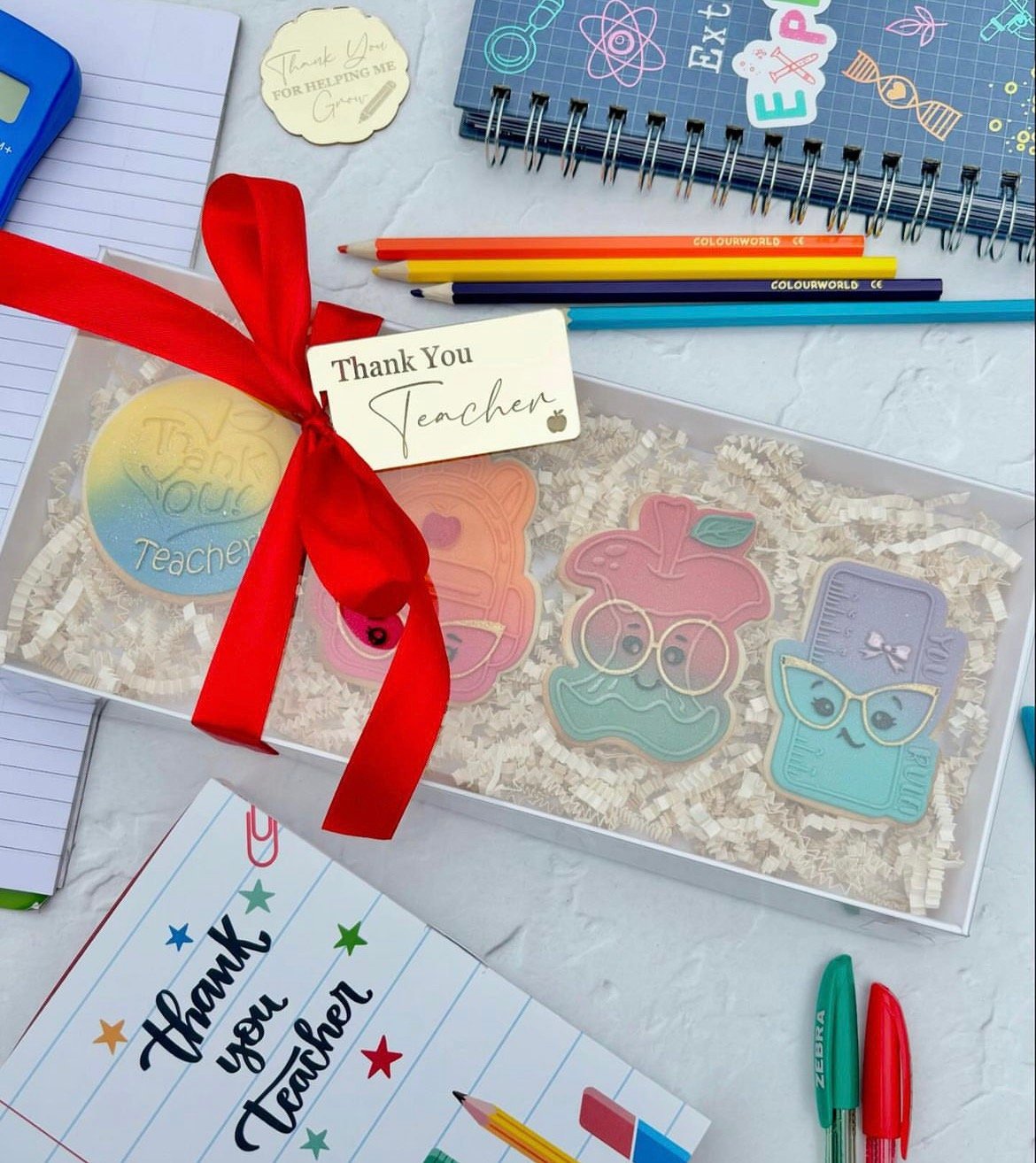 Thank You Teacher Acrylic Tag - Image 2