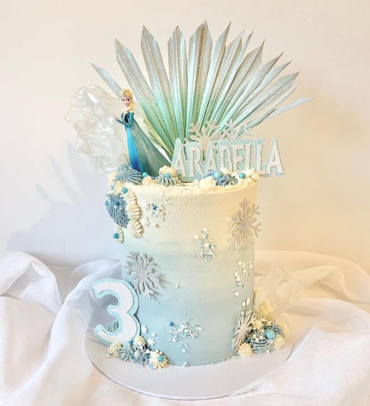 Frozen Name and Age Cake Charms - Image 5