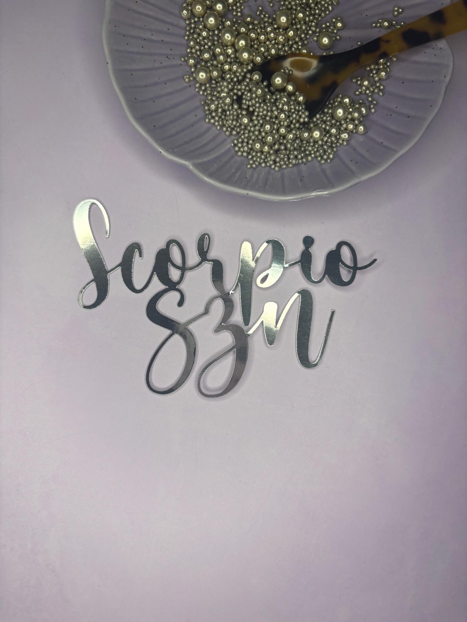 Personalised Bespoke Star Sign Cake Charm - Image 2