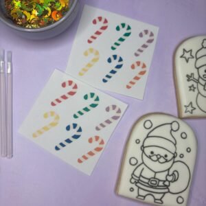 Candy Cane PYO Edible Paint Palette