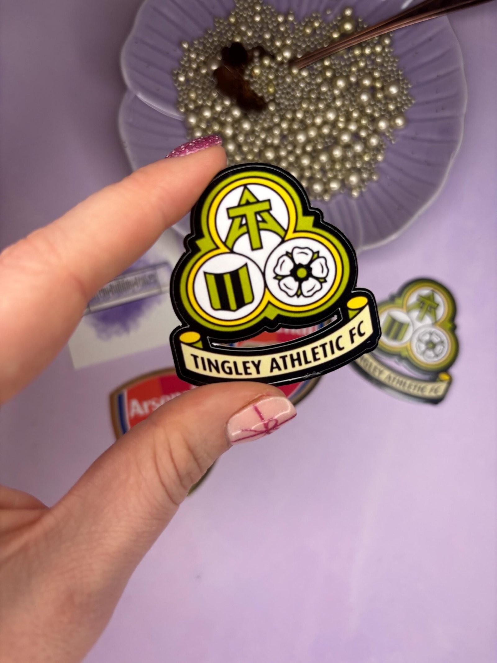 Sports Team Printed & Backed Card Topper - Image 3