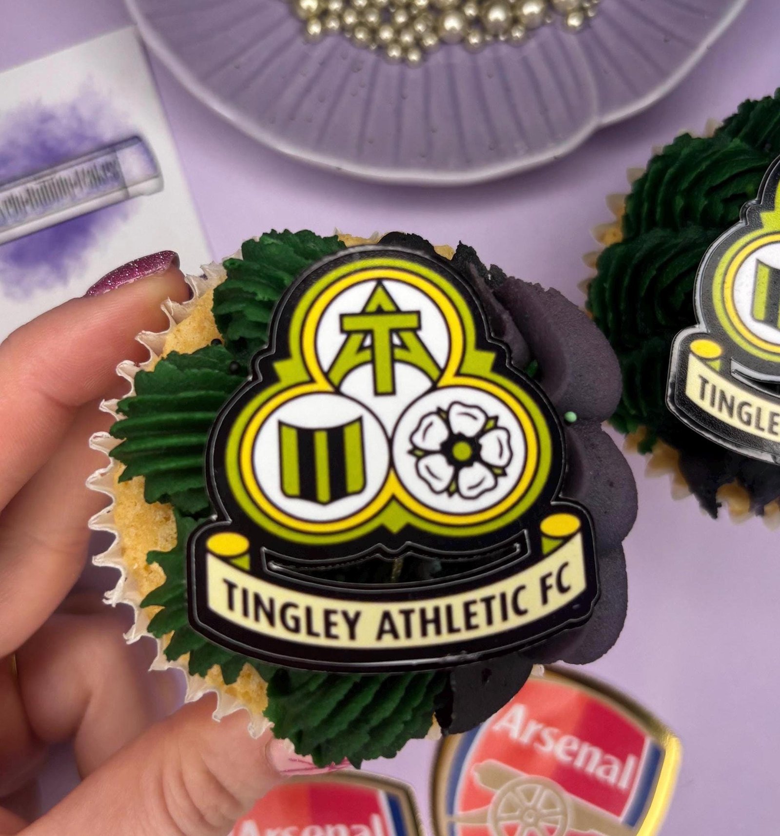 Sports Team Printed & Backed Card Topper