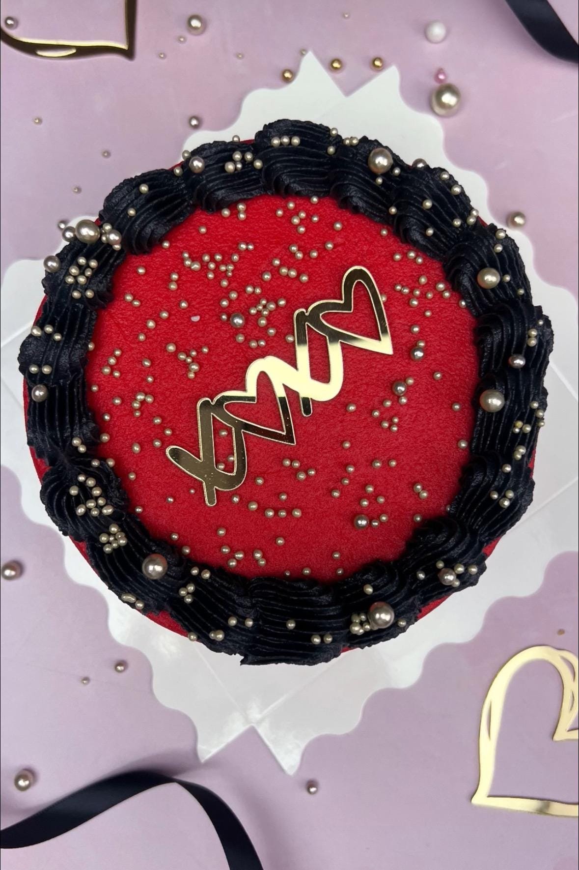 Acrylic XOXO Valentines Topper