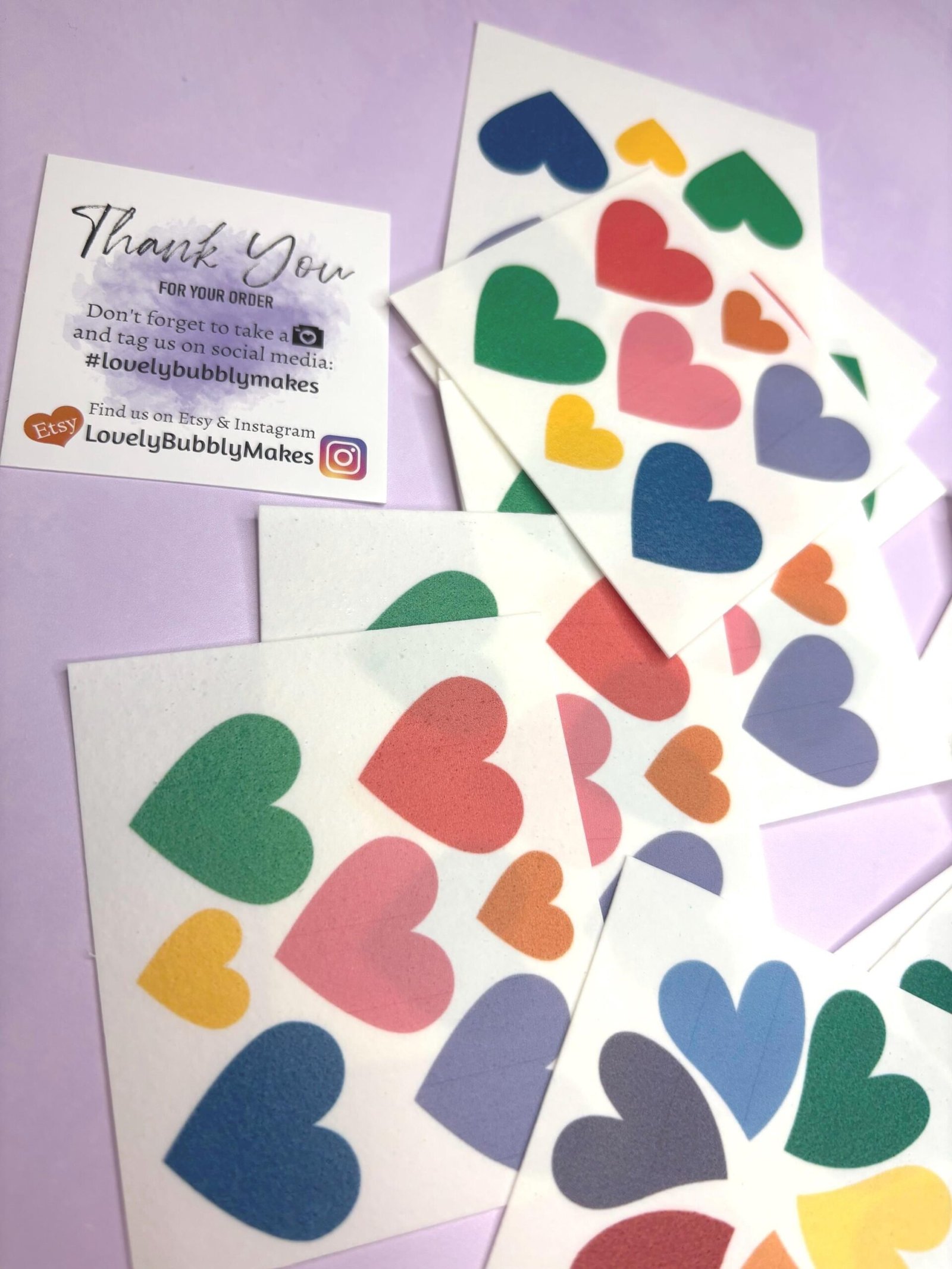 PYO Rainbow Hearts Colour Paint Palettes