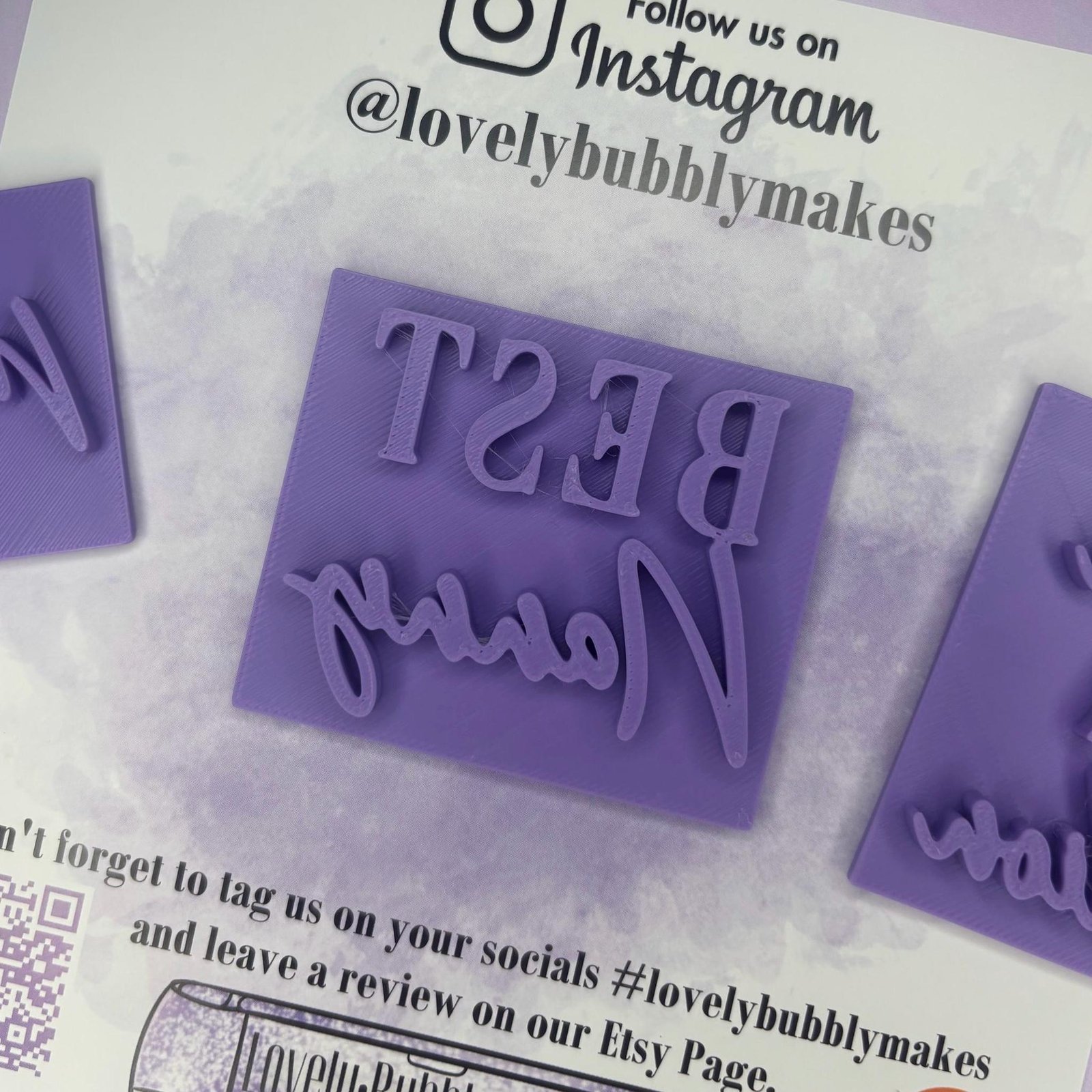 Best Mum Cookie Fondant Stamp Embosser - Image 3