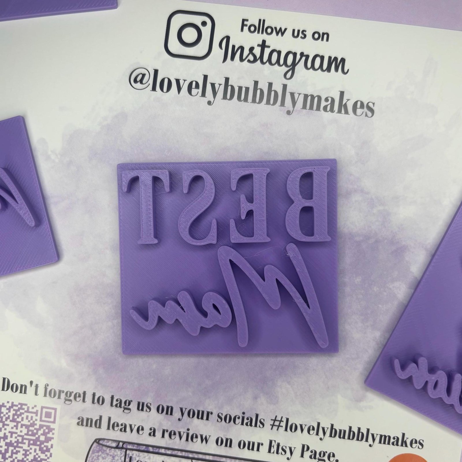 Best Mum Cookie Fondant Stamp Embosser - Image 2