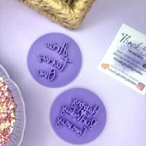Personalised Cookie Fondant Stamp Embosser