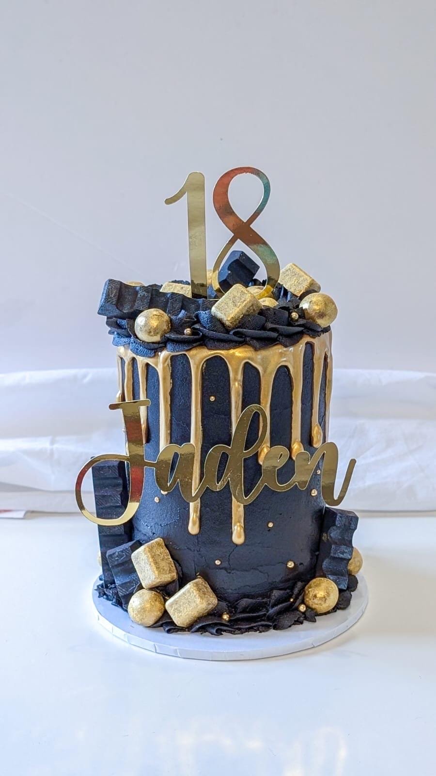 Any Wording Cake Charm