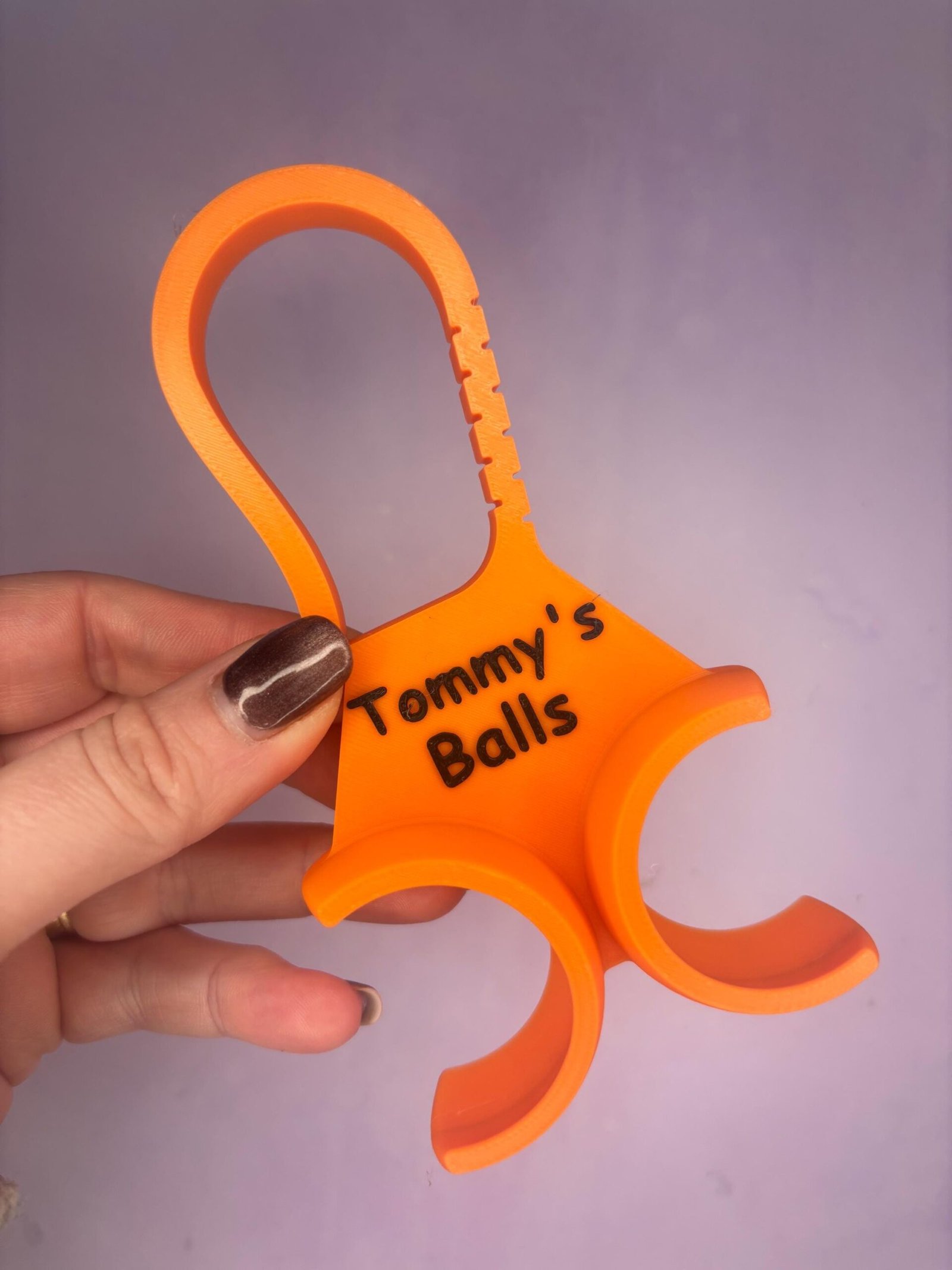 Personalised Dual Golf Ball Holder with Name - Image 4