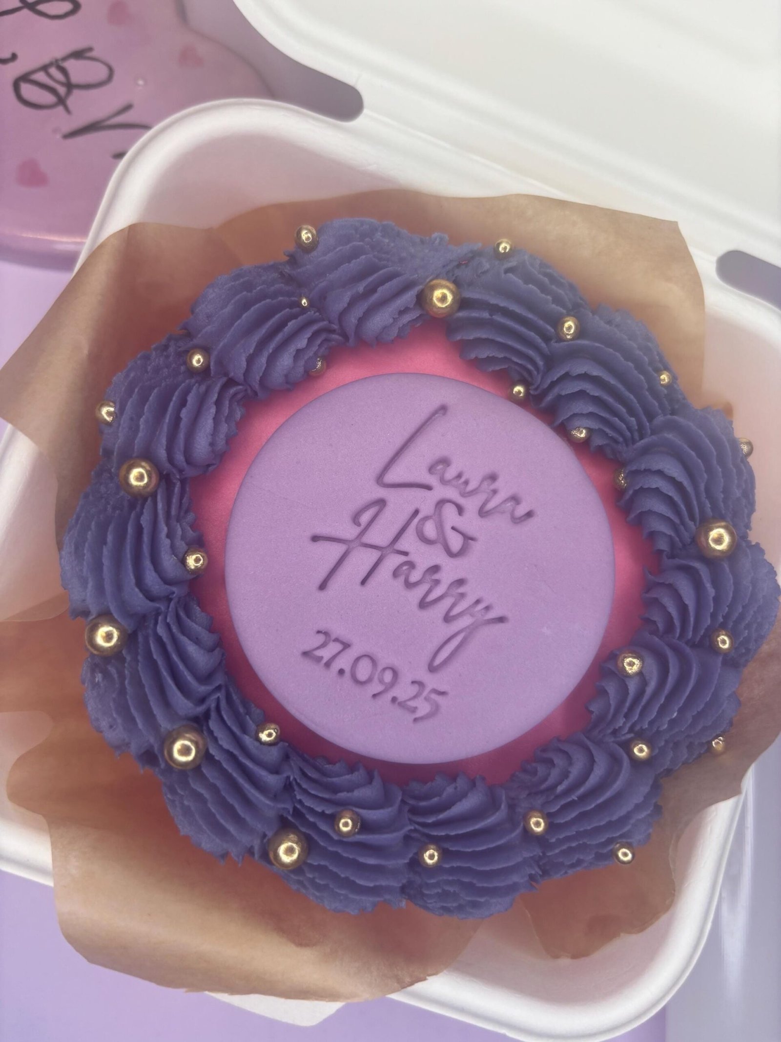 Personalised Wedding *names* Cookie Stamp Embosser - Image 2