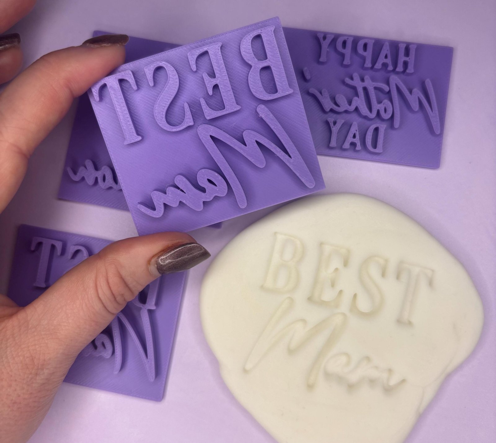 Best Mum Cookie Fondant Stamp Embosser