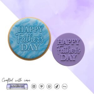 Happy Father’s Day Cookie Stamp Embosser