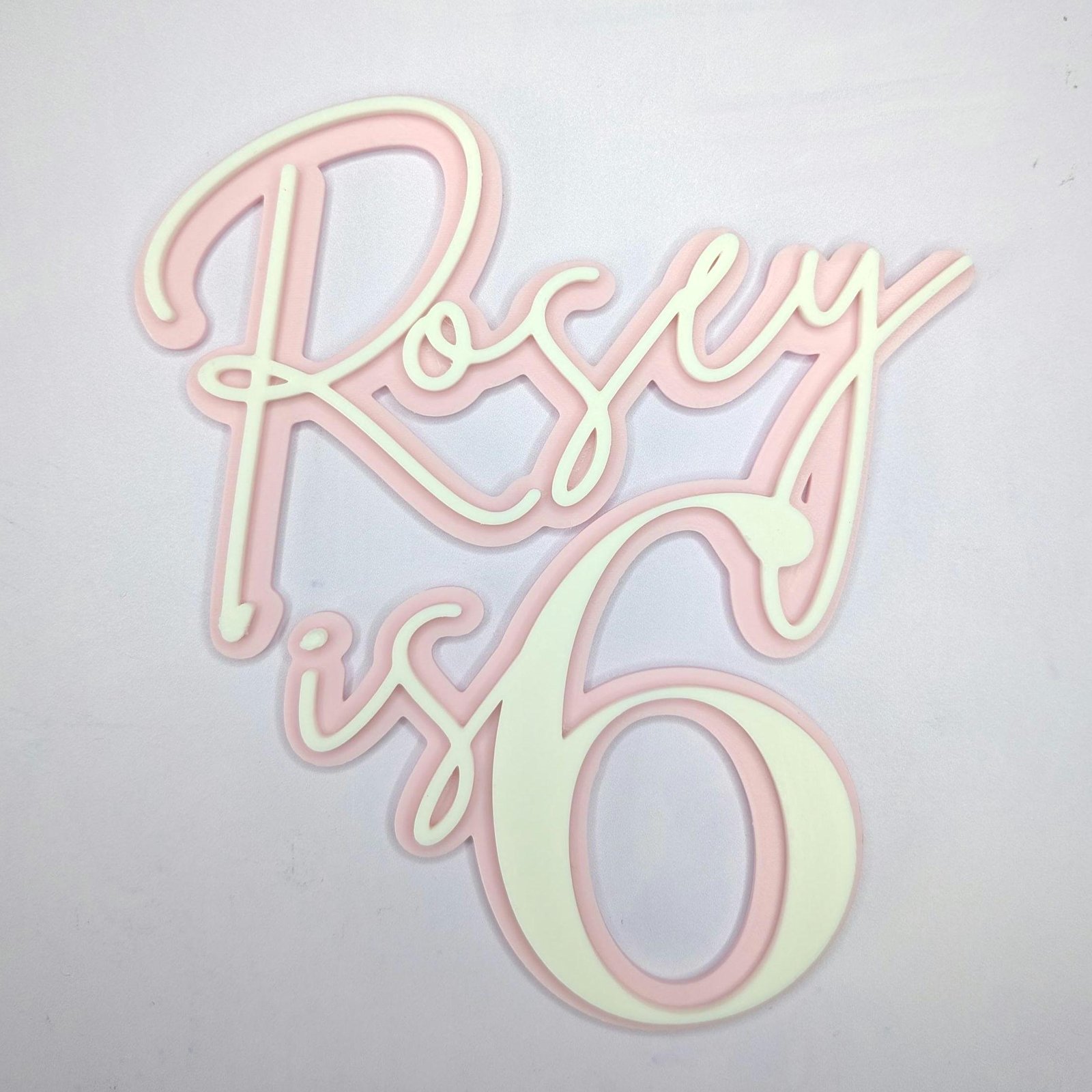 Acrylic Layered Cake Topper - Image 7