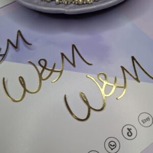 Initials Cupcake Topper