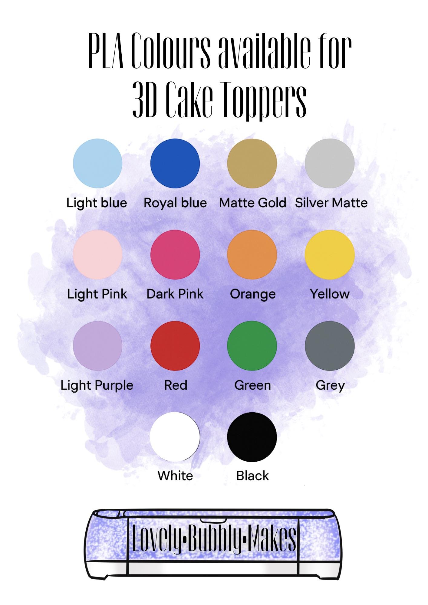 Layered Acrylic Name Charm - Image 3