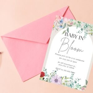 Baby in Bloom Baby Shower Invitation