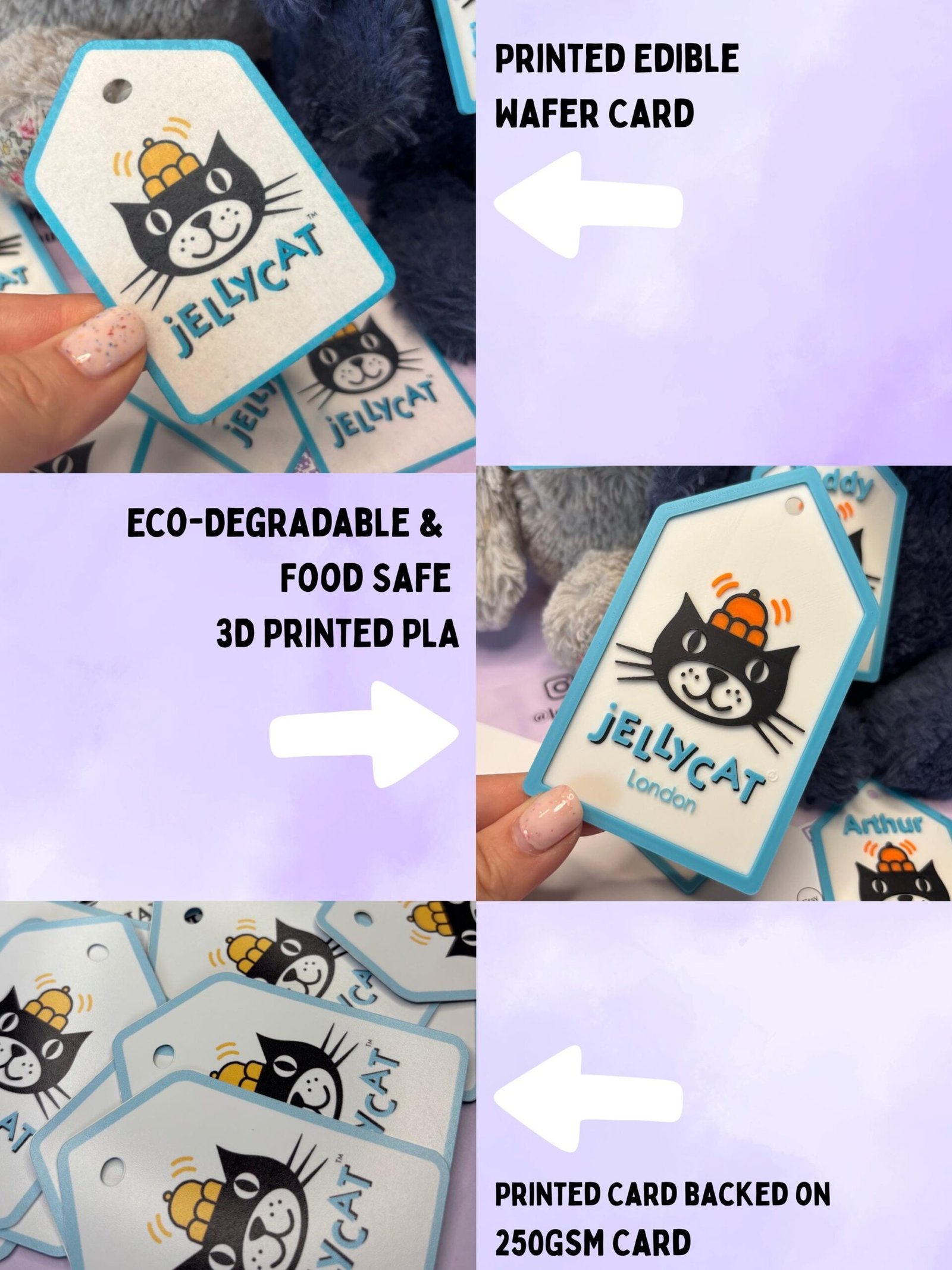 Acrylic Jelly Cat Swing Tag - Image 5
