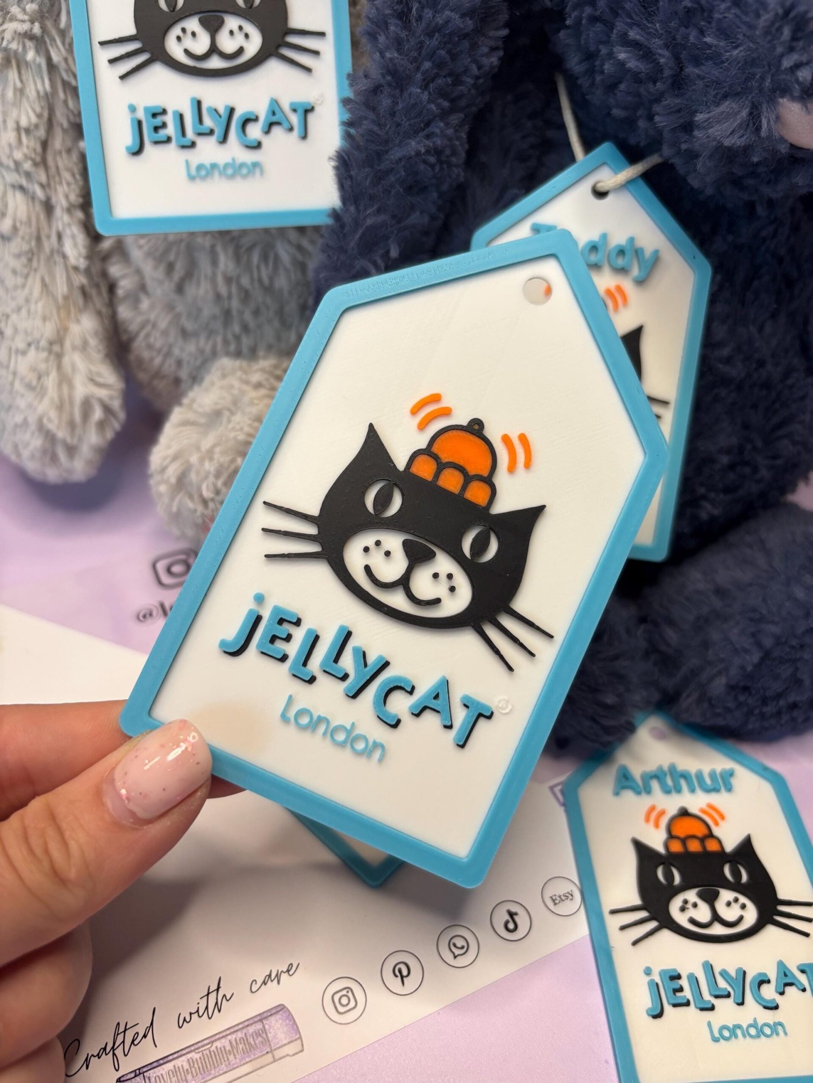 Acrylic Jelly Cat Swing Tag - Image 7