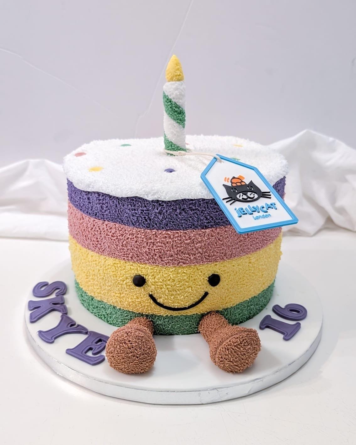 Acrylic Jelly Cat Swing Tag