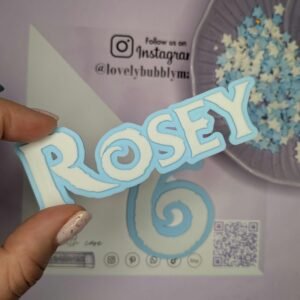 Frozen Acrylic Cake Charm