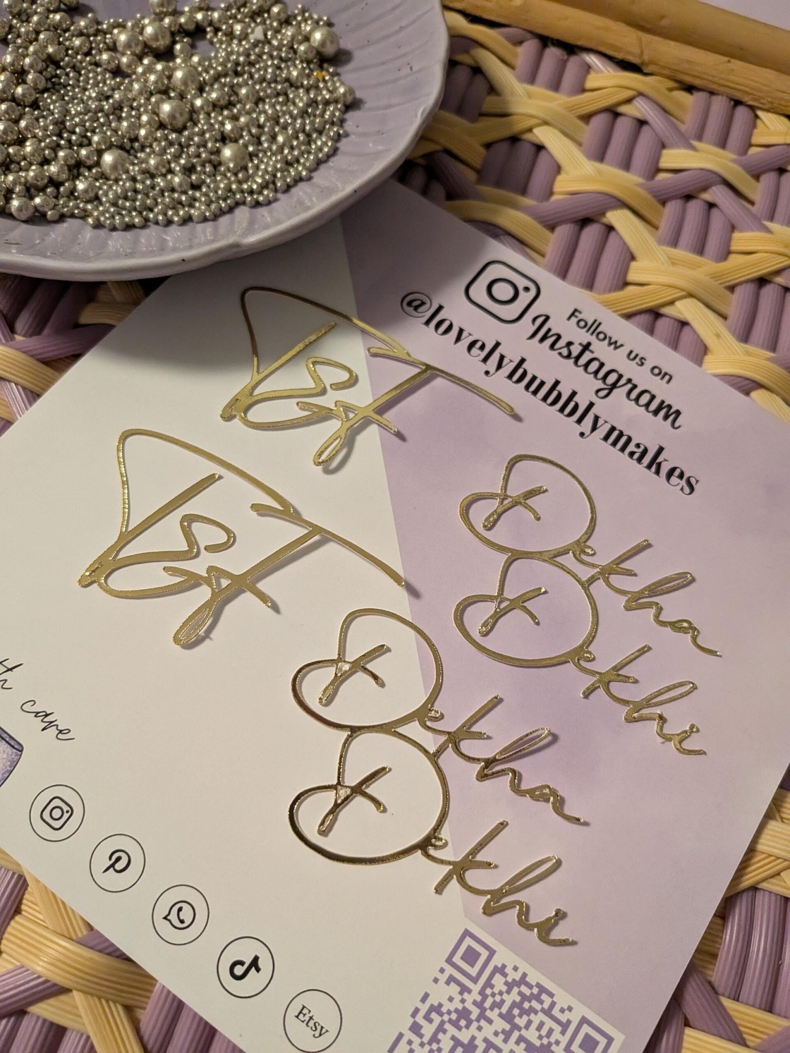 Dekha Dekhi & Initials Topper Bundle