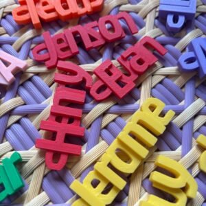 Personalised 3D Printed Name Tag