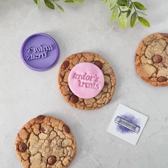 Personalised Logo Cookie Fondant Stamp Embosser