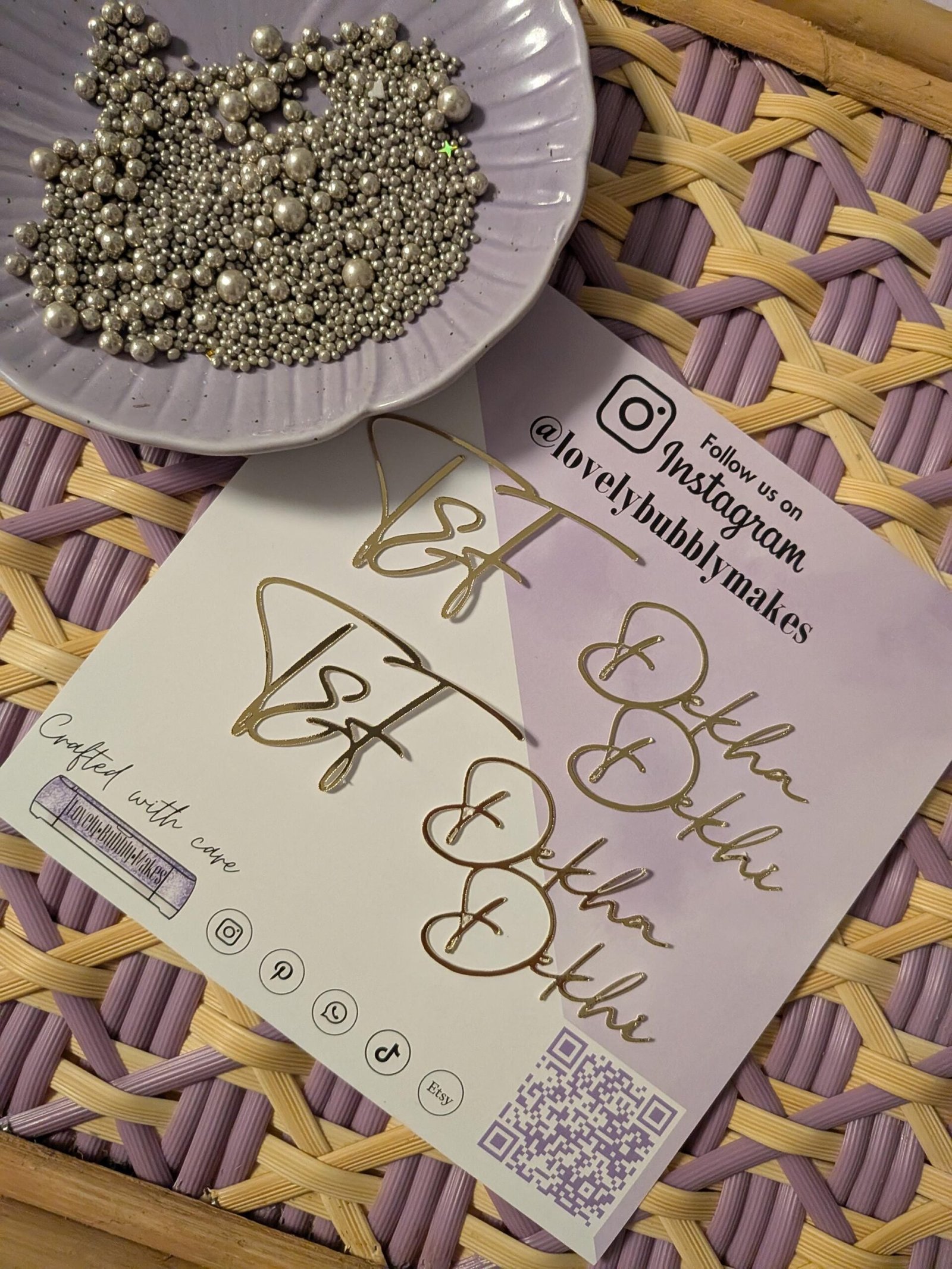 Dekha Dekhi & Initials Topper Bundle - Image 4