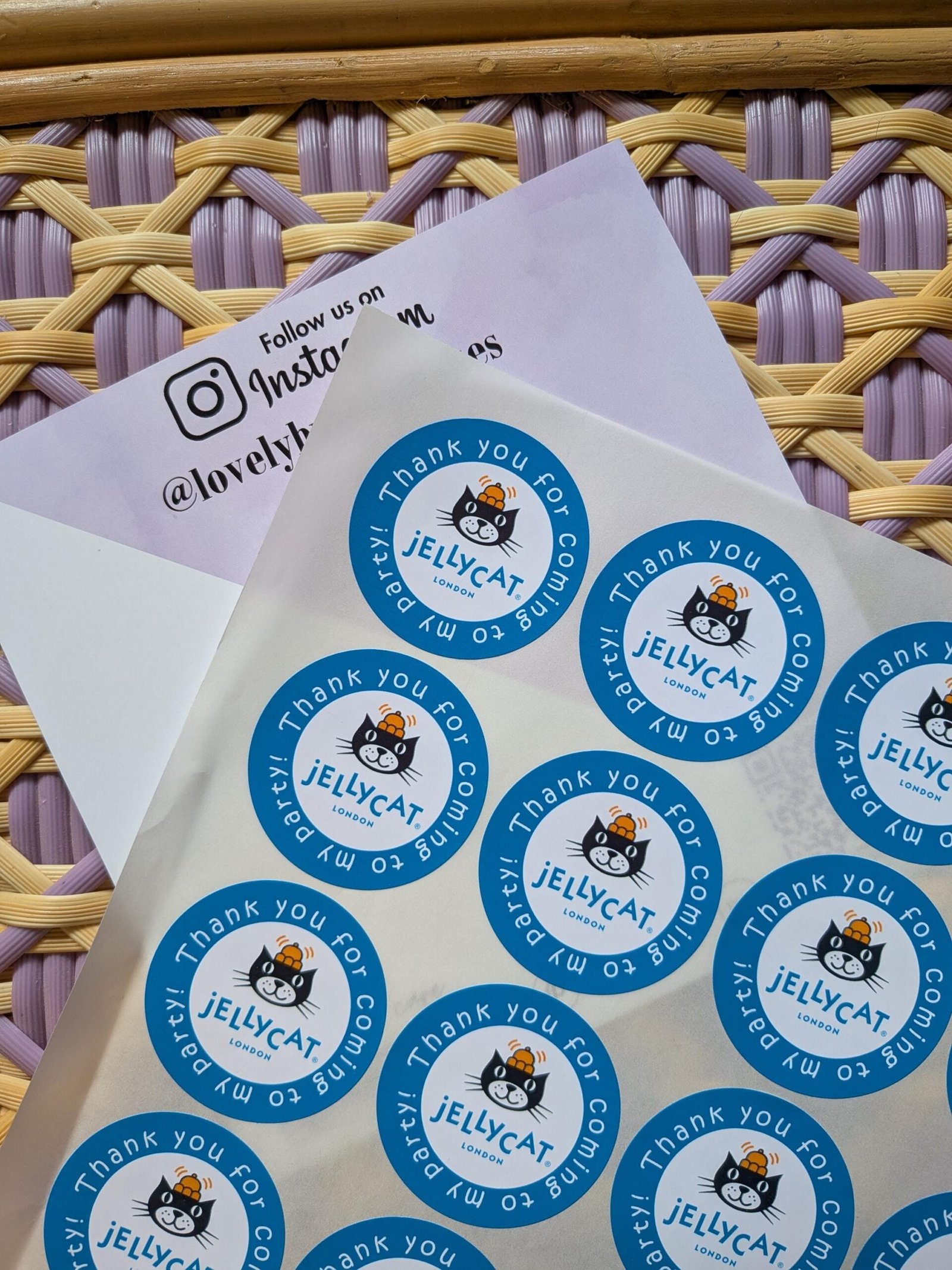 Jelly Cat Party Stickers - Image 3