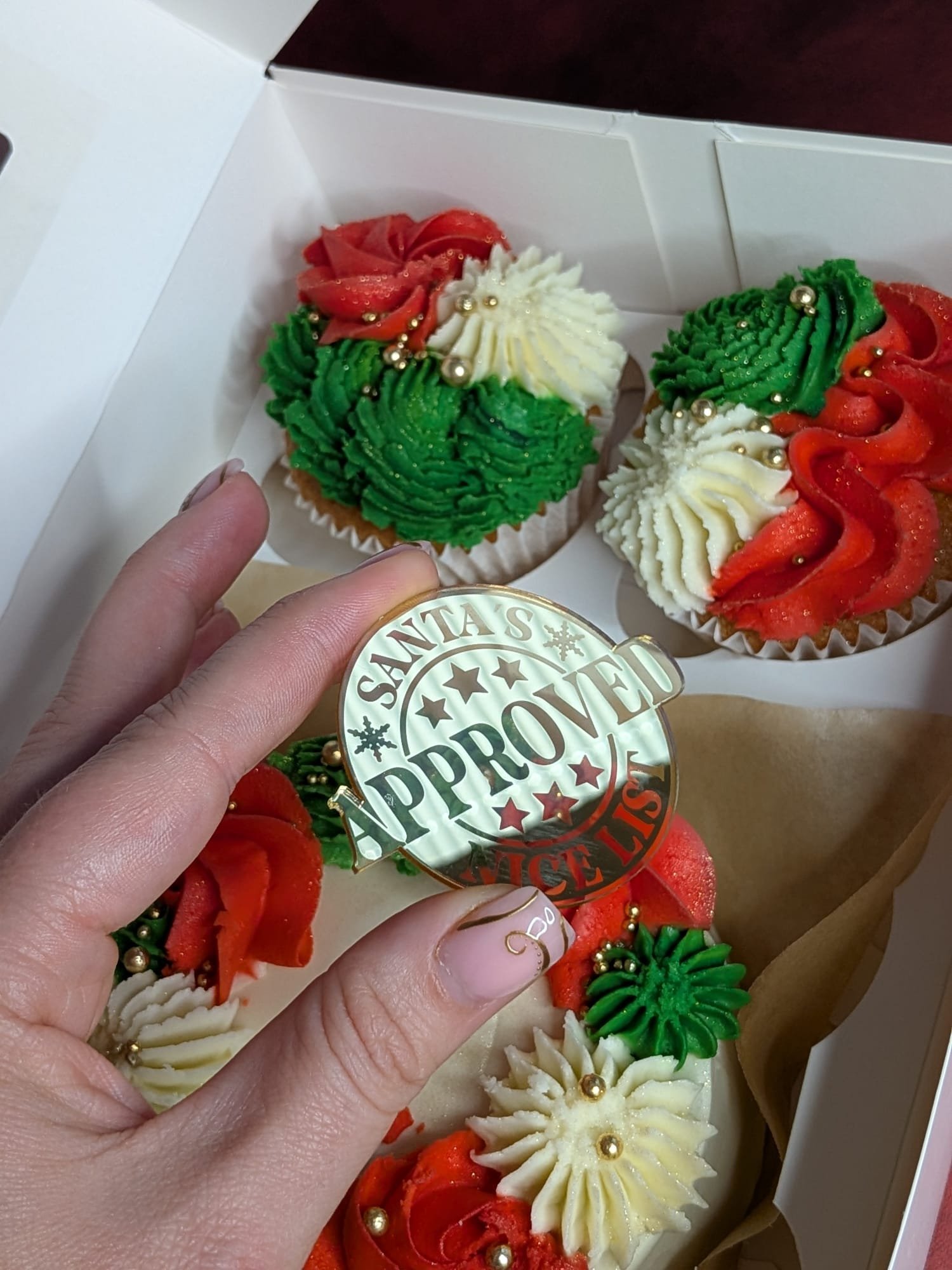 Approved Santa's Nice List Acrylic Disc - Image 5