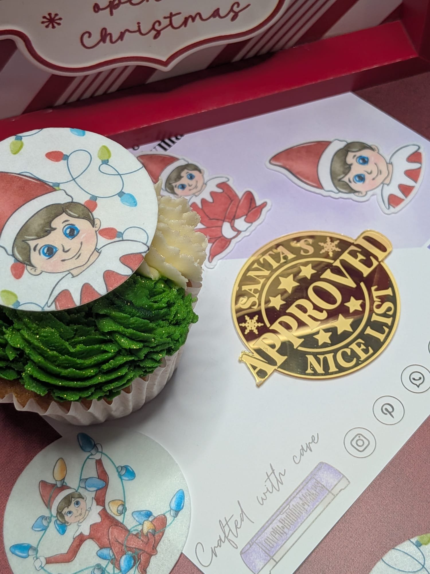 Approved Santa's Nice List Acrylic Disc - Image 6